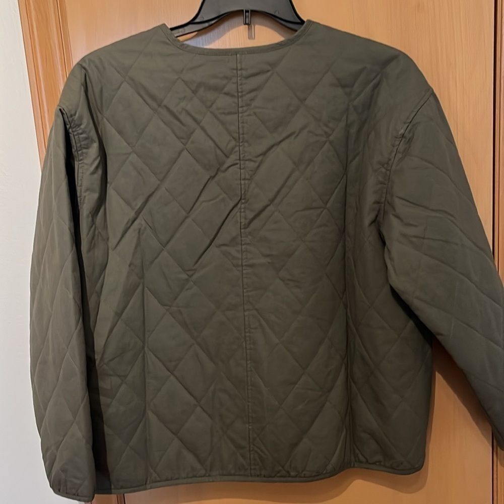 INDIGO SAINTS Womens Green Lined Pocketed Zip Up Jacket XL - Picture 4 of 4